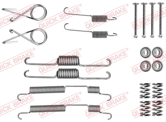 Accessory Kit, brake shoes